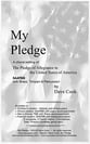 My Pledge SAATBB choral sheet music cover